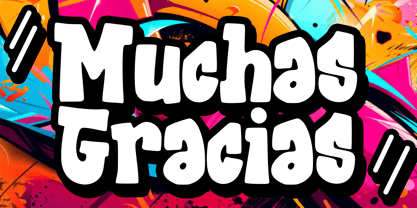 Asteroid Graffiti Font Poster 5