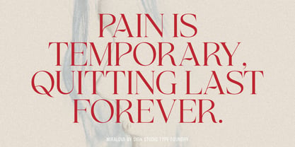 Miralova Font Poster 11
