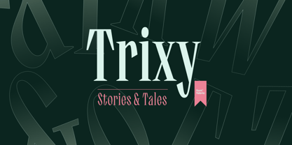Trixy Font Poster 12