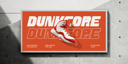 Jump Higher Font Poster 2