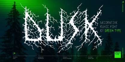 Dusk Font Poster 1