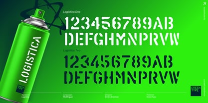 Logistica Font Poster 2