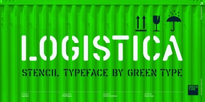 Logistica Font Poster 1