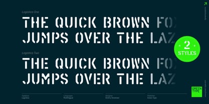 Logistica Font Poster 3