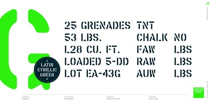 Logistica Font Poster 6
