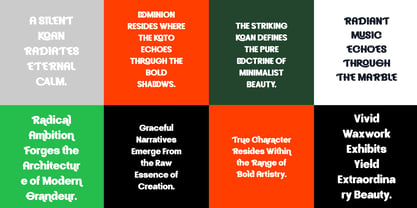 Bomoy Font Poster 10