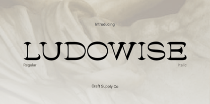 Ludowise Font Poster 1