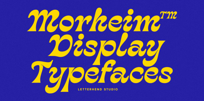 Morheim Font Poster 1