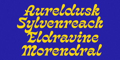 Morheim Font Poster 3