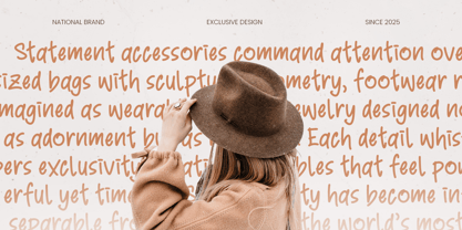 Graze Touch Font Poster 12