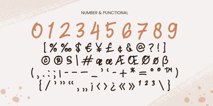 Graze Touch Font Poster 11