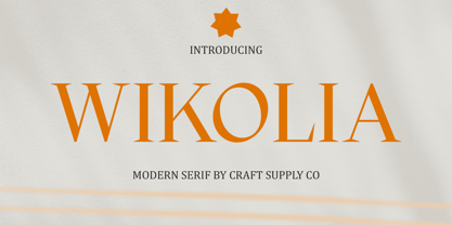Wikolia Font Poster 1