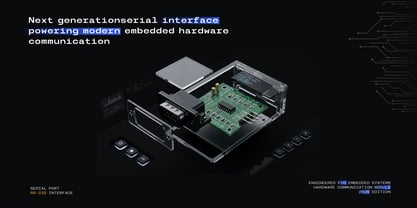 TBJ Serial Port Monospace Font Poster 11