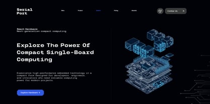 TBJ Serial Port Monospace Font Poster 10