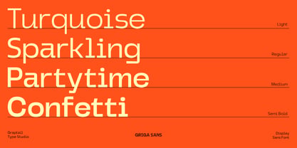 Griga Sans Font Poster 12