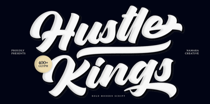 Hustle Kings Font Poster 1