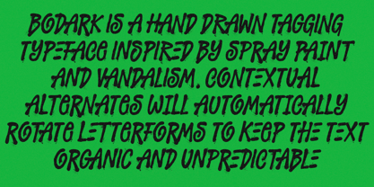 Bodark Font Poster 4