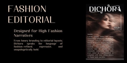 Dichora Font Poster 7