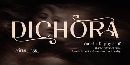 Dichora Font Poster 1