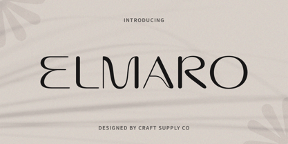 Elmaro Font Poster 1