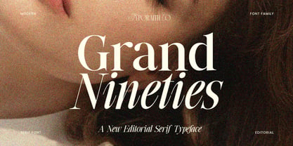 Grand Nineties Font Poster 1
