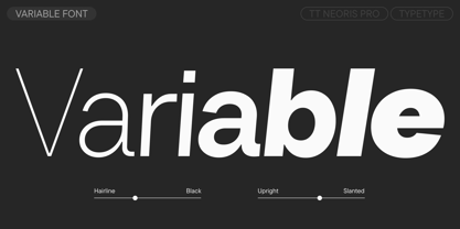 TT Neoris Pro Font Poster 5