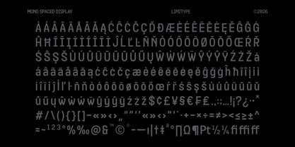 Contair Font Poster 11
