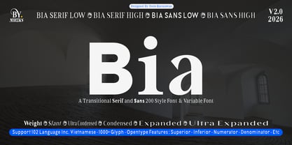 Bia Font Poster 1