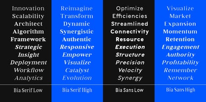 Bia Font Poster 4