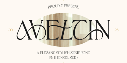 Aveltin Font Poster 1
