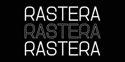 Rastera Font Poster 6