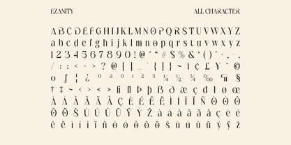 Ezanity Font Poster 6