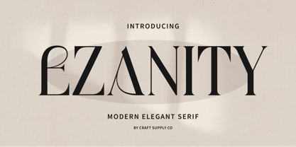 Ezanity Font Poster 1