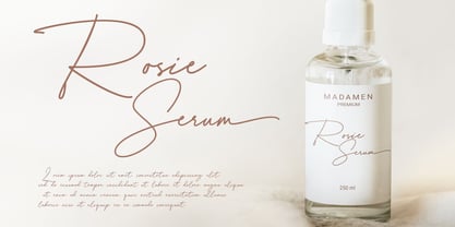 Delyra Script Font Poster 4