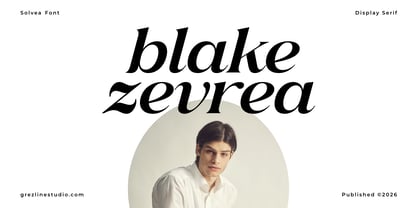 Solvea Font Poster 11