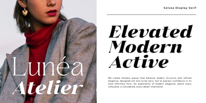 Solvea Font Poster 9
