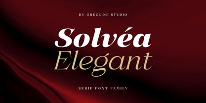 Solvea Font Poster 1