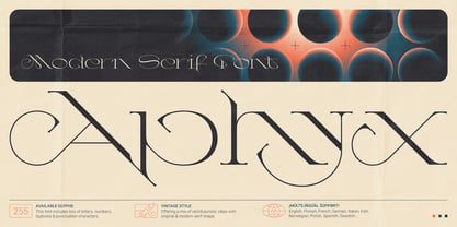 Aphyx Font Poster 1