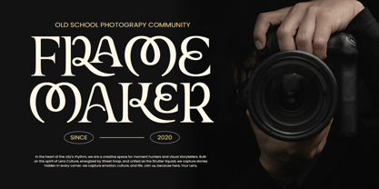 Chromeo Font Poster 2