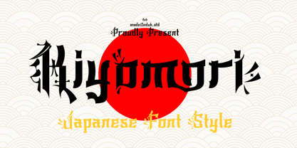 Kiyomori Font Poster 1