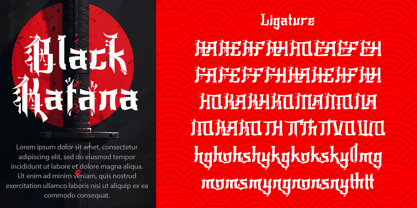 Kiyomori Font Poster 8