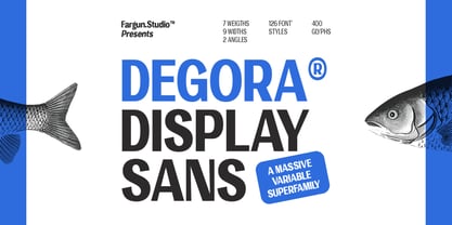 Degora Font Poster 1