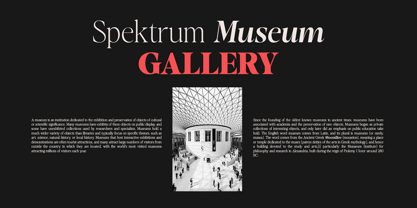 Gustian Font Poster 9