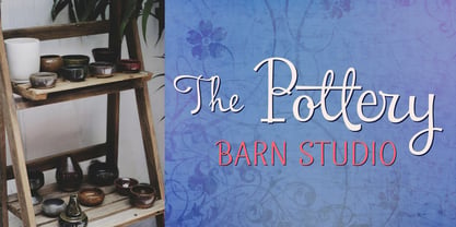 Fern and Thistle Font Poster 2