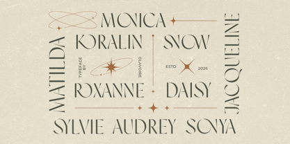 Glavoire Font Poster 3