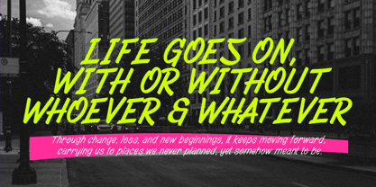Asfalta Font Poster 6