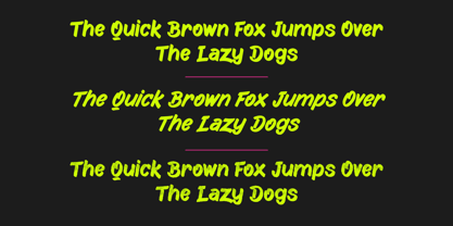 Asfalta Font Poster 3