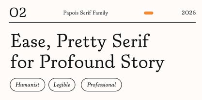Papois Font Poster 3