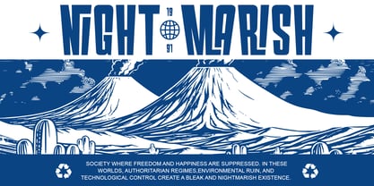Gliches Font Poster 3