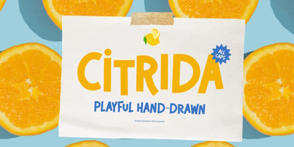 Citrida Font Poster 1